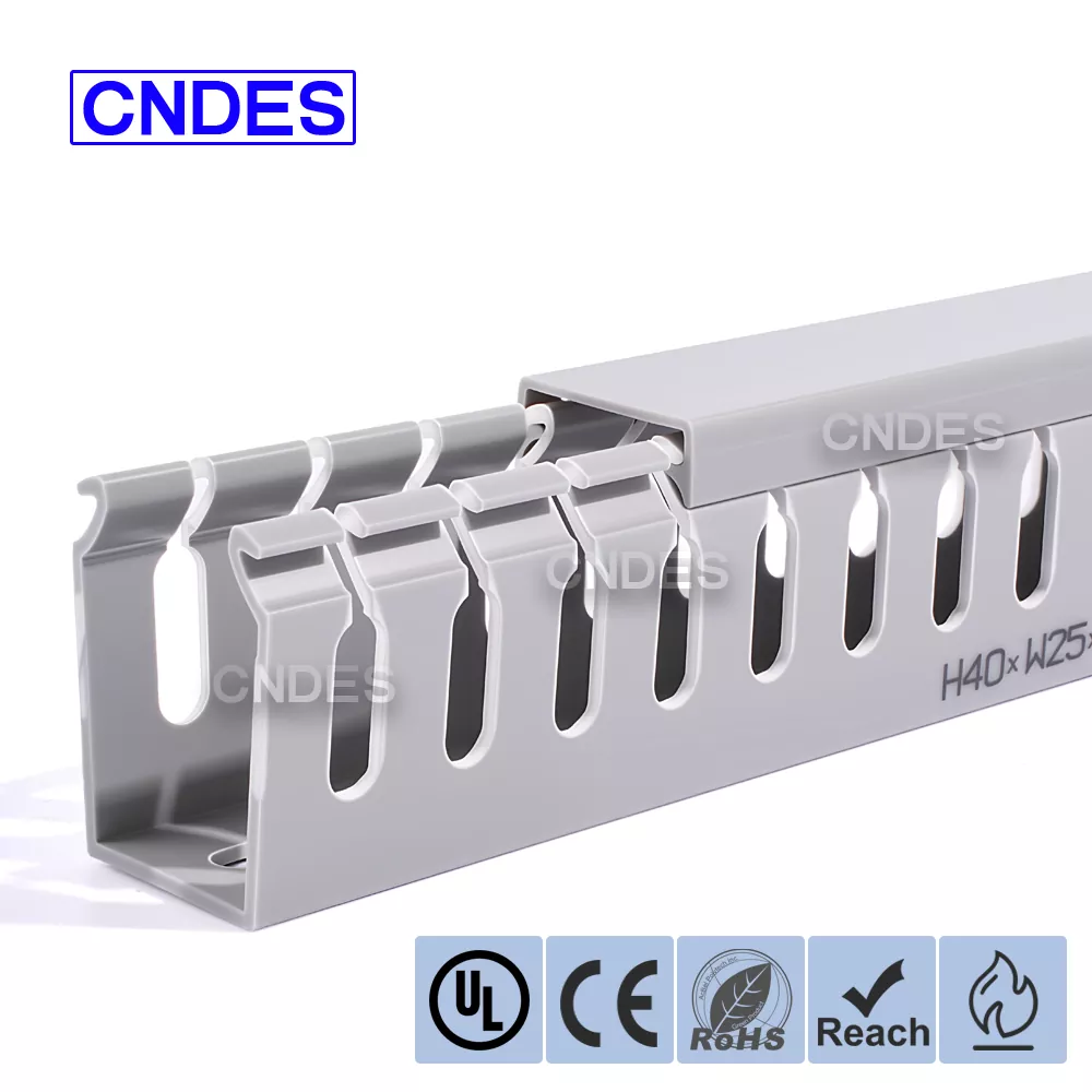 Conducto de instalación de cableado de PVC 40×25