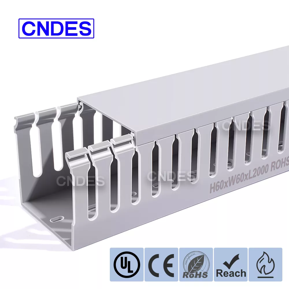 Conducto de cables para gabinete de control de PVC 60 × 60