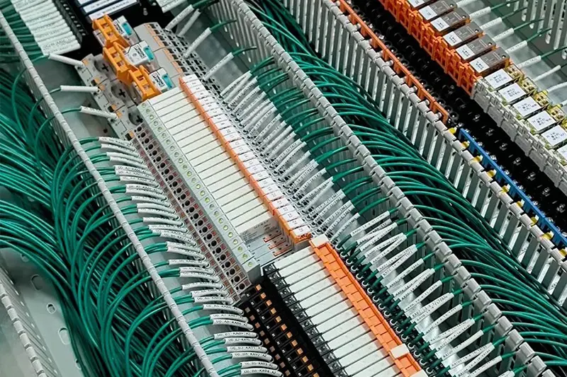 Canalización de cables de PVC